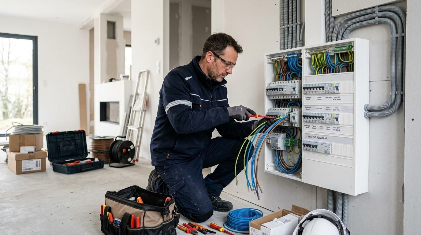 Chantier électrique